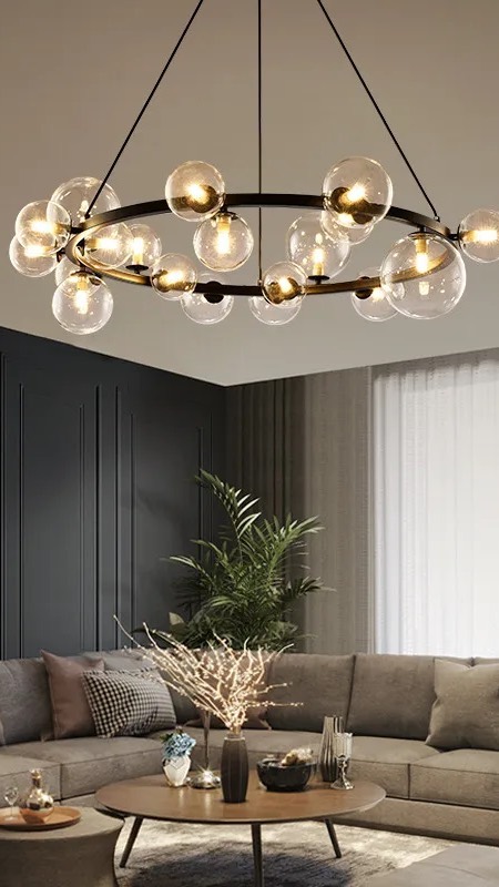 Modern Industrial Chandelier