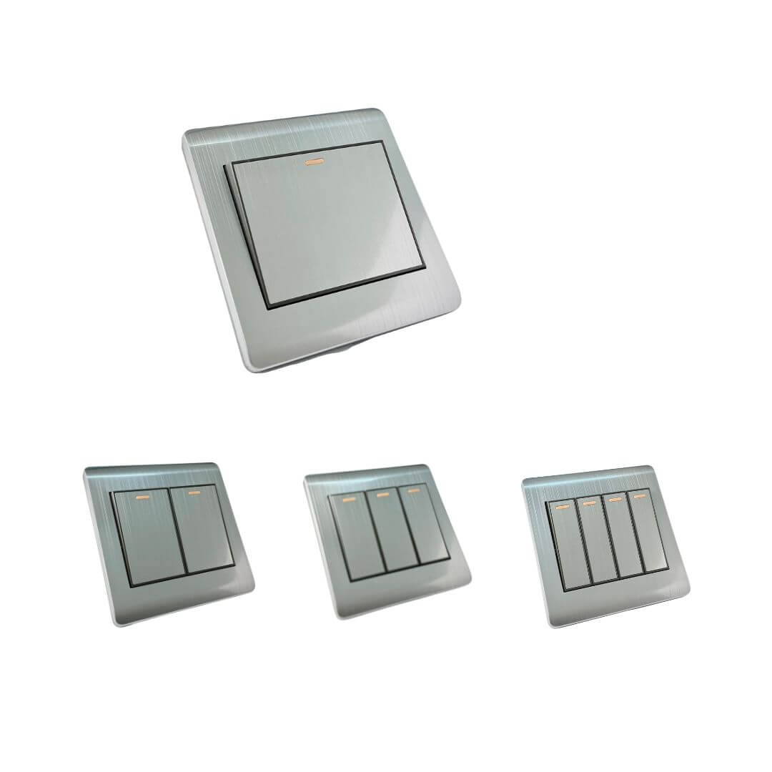 Silver 2 way switches