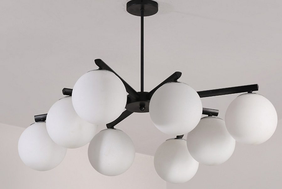 Glass Balls magic Beans chandelier