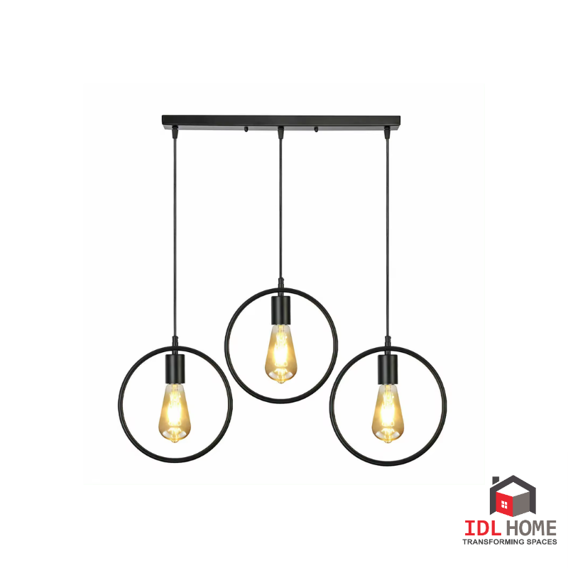 Vintage Retro 3 way Ceiling pendant light