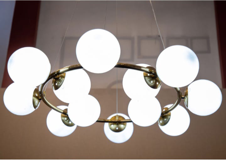 Nordic Modern Glass Balls Chandelier