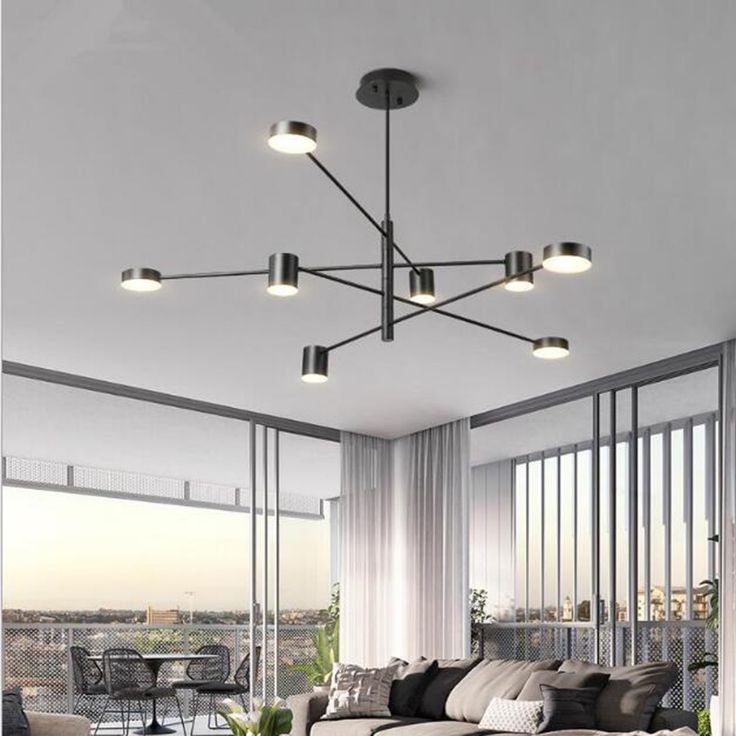 Nordic 8 Head Chandelier