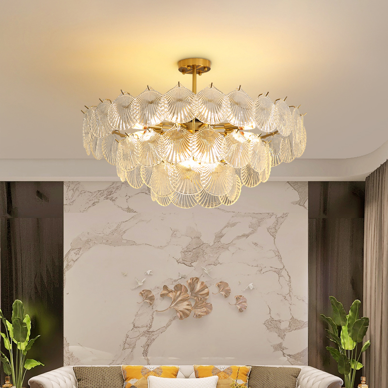 Ribbed Crystal Mini Chandelier