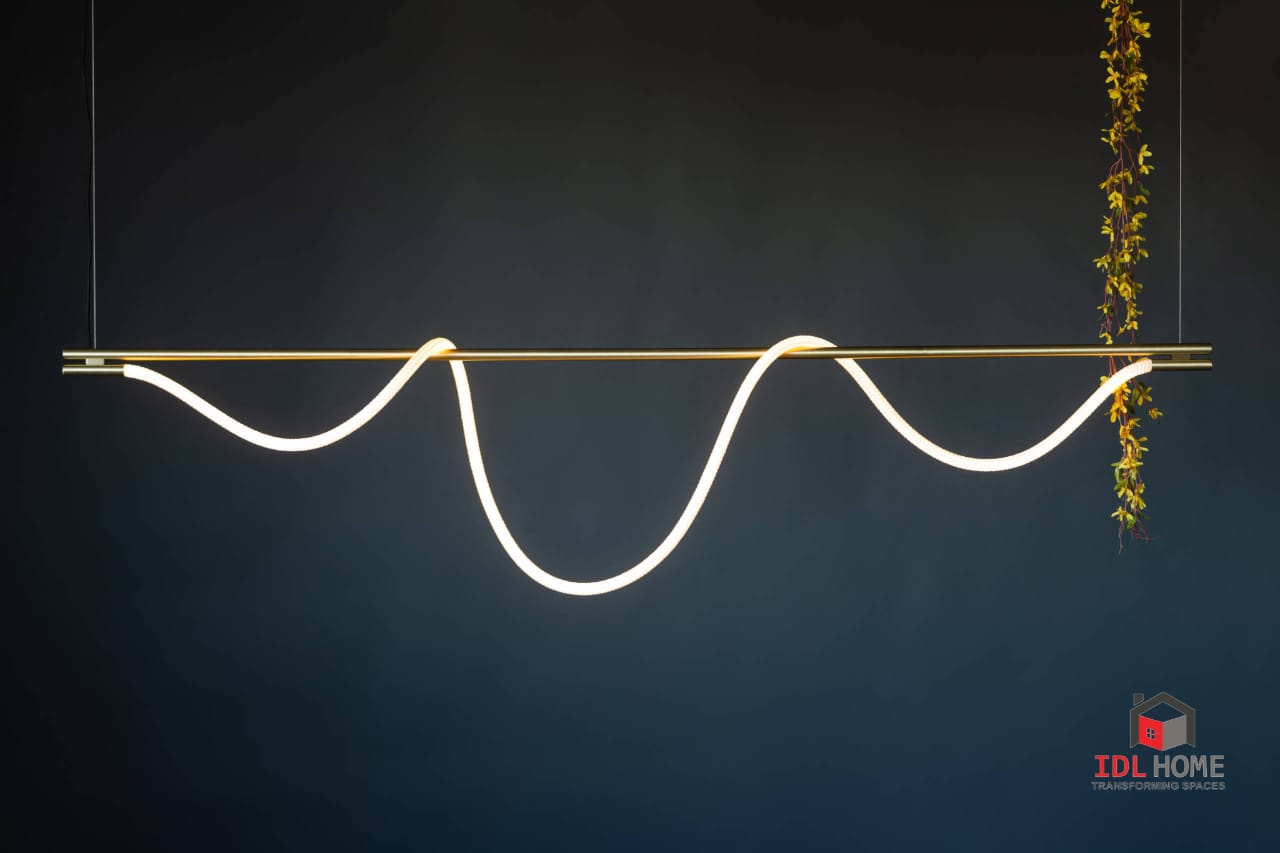 Snake-Like LED Light Chandelier