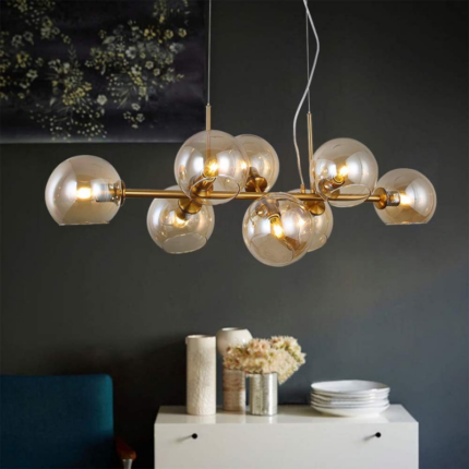 Nordic Molecular Margic Bean Glass Balls chandelier